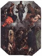 Rosso Fiorentino Risen Christ oil on canvas